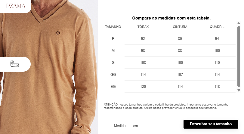 Pijama Masculino Manga Longa com Calça Pzama® 6010.251 - COR 04