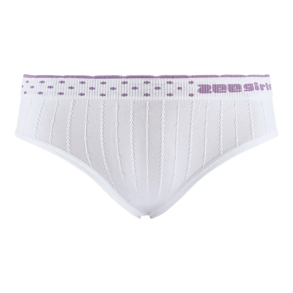Calcinha Tanga Jacquard Com Listras e Bolinhas Infantil Sem Costura Zee Rucci® ZR1501001