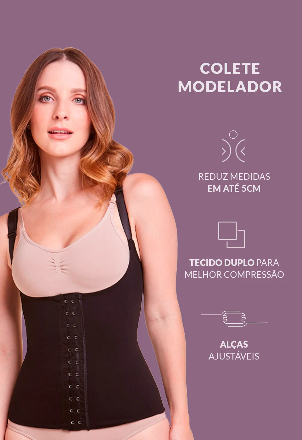 Colete Modelador Control Plié® 50322