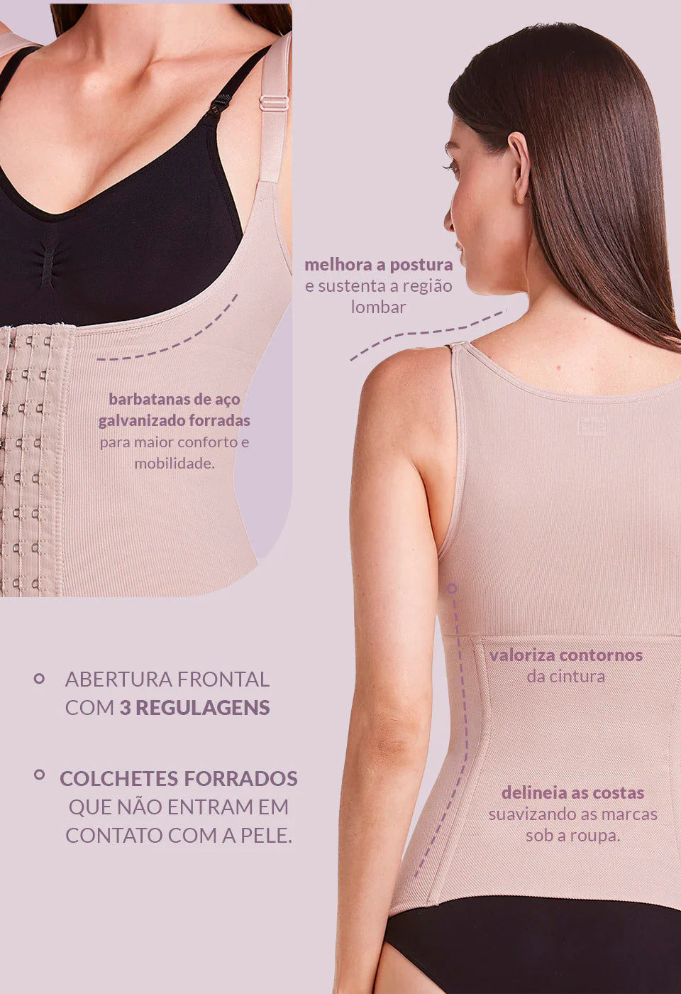 Colete Modelador Control Plié® 50322