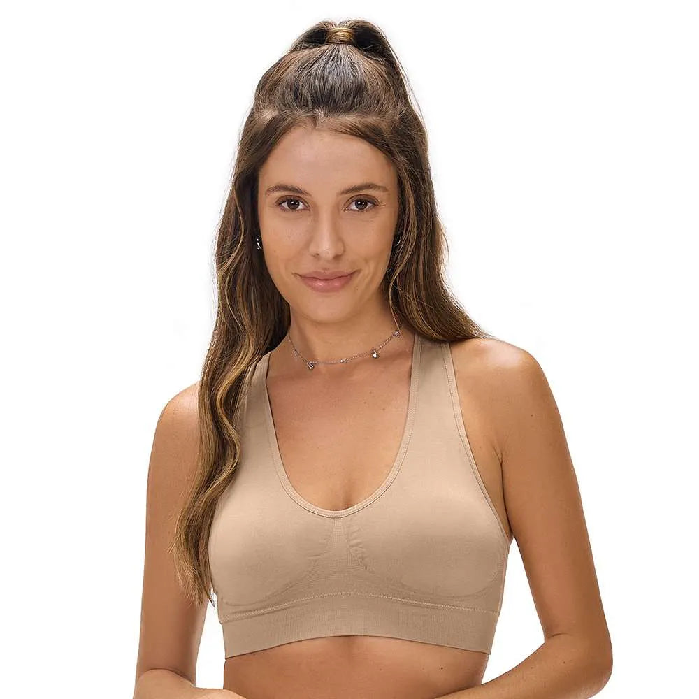 Top Nadador com Bojo Removível Sem Costura – Zee Rucci® ZR0300010