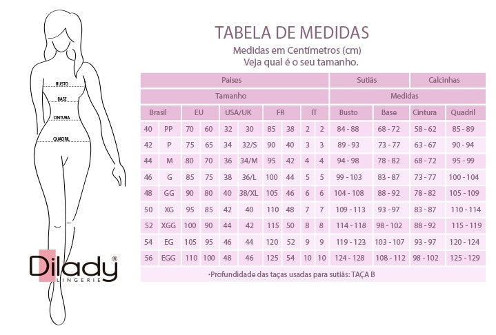 Calcinha Basic Dilady® 27989